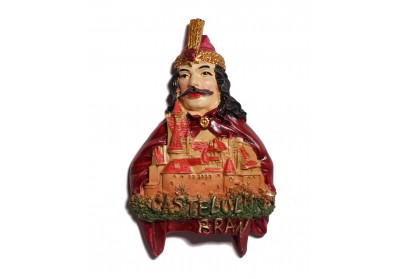 Magnet ceramică Vlad Țepeș Castelul Bran Magnet ceramică Vlad Țepeș Castelul Bran